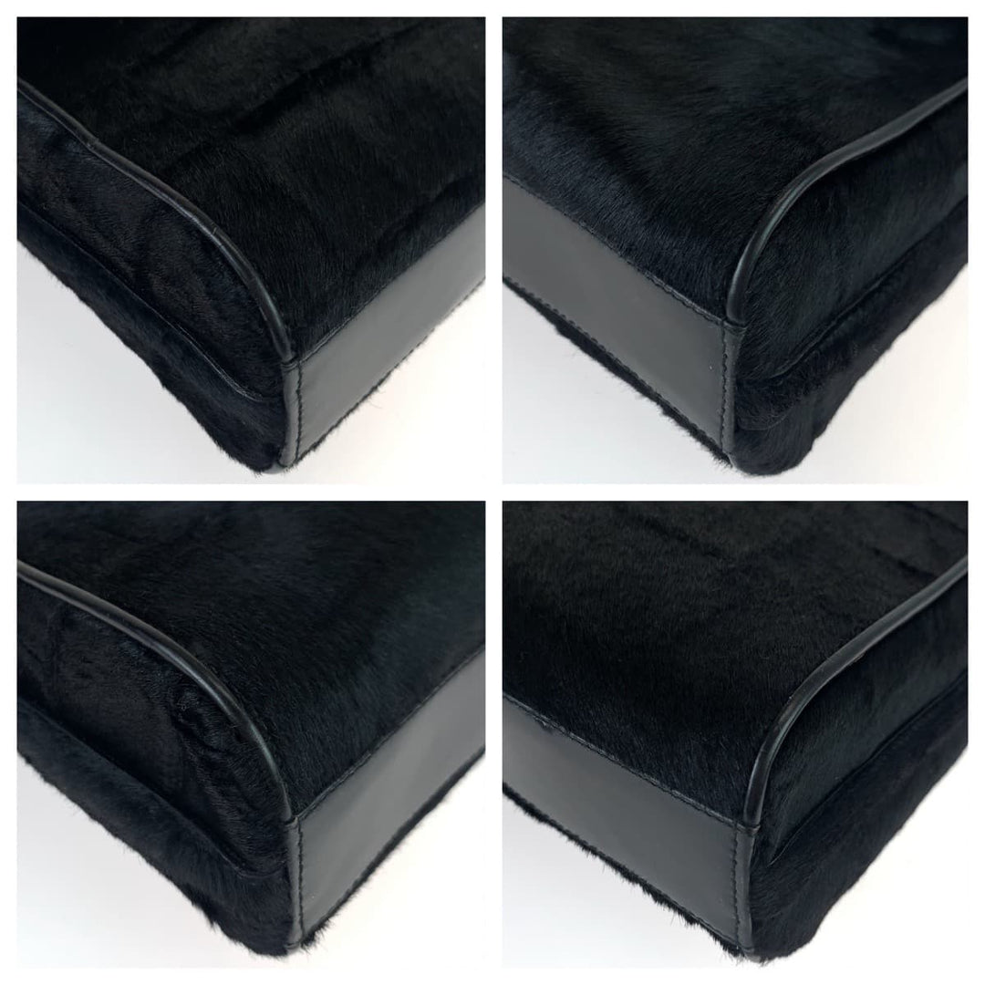 GUCCI Shoulder Bag 001 1274 1757 Harako black Shoulder Bag Old Gucci Women Used Authentic