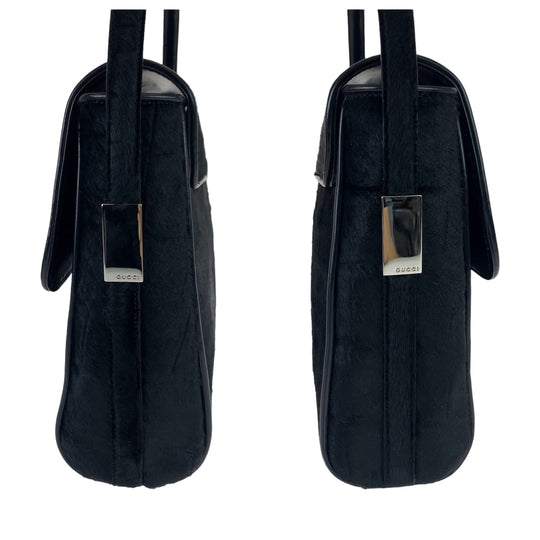 GUCCI Shoulder Bag 001 1274 1757 Harako black Shoulder Bag Old Gucci Women Used Authentic