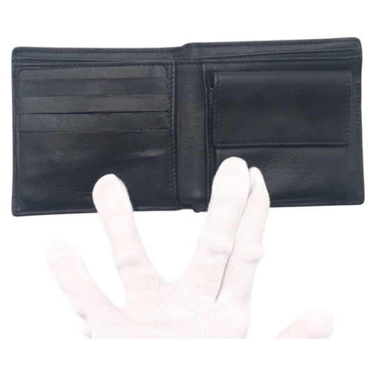 VALENTINO Bifold Wallet PR P 617 ASD 2 Leather, Canvas Black Yellow Folding wallet Compact wallet camouflage mens Used Authentic