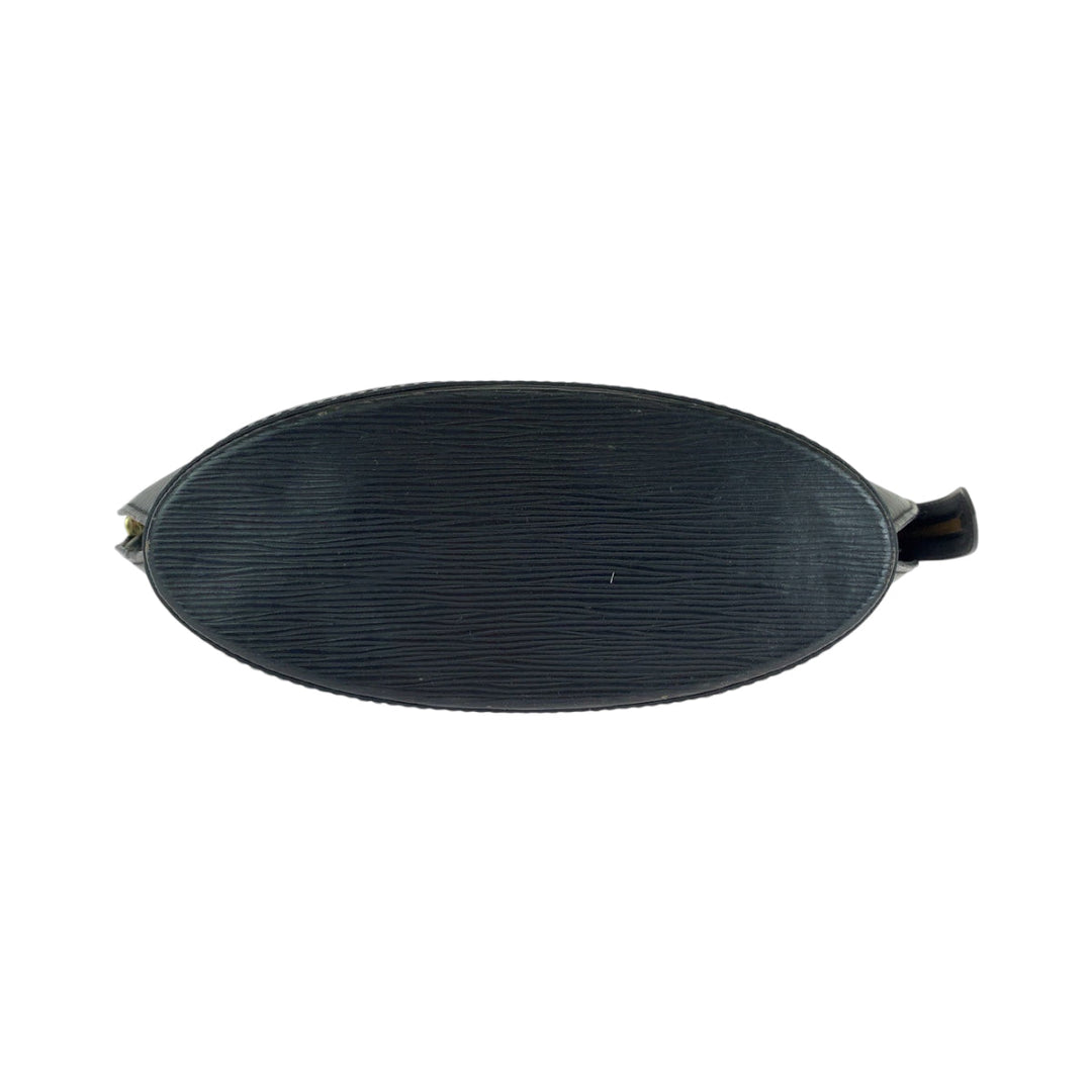 LOUIS VUITTON Tote Bag M52272 Epi Leather Noir Black Gold Metal Tote Bag handbag Epi Sun jack Women Used Authentic