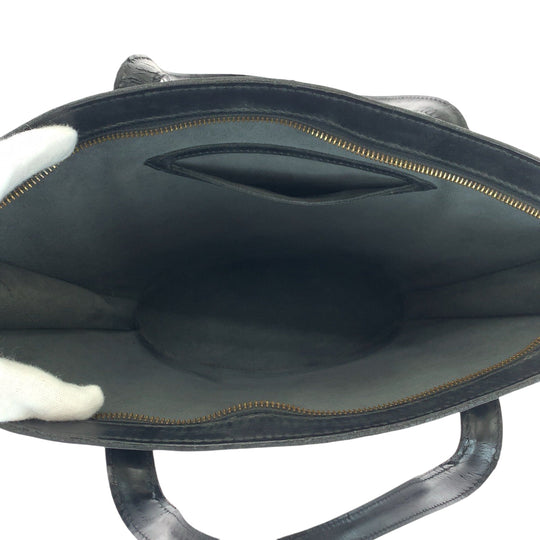 LOUIS VUITTON Tote Bag M52272 Epi Leather Noir Black Gold Metal Tote Bag handbag Epi Sun jack Women Used Authentic