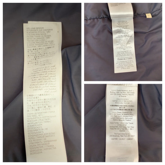 GUCCI Mountain Hoodie 663729 ZAHTZ Nylon Red Black Black Mountain Hoodie Windbreaker Nylon Jacket 1994 RETRO The north face collaboration mens S Used Authentic