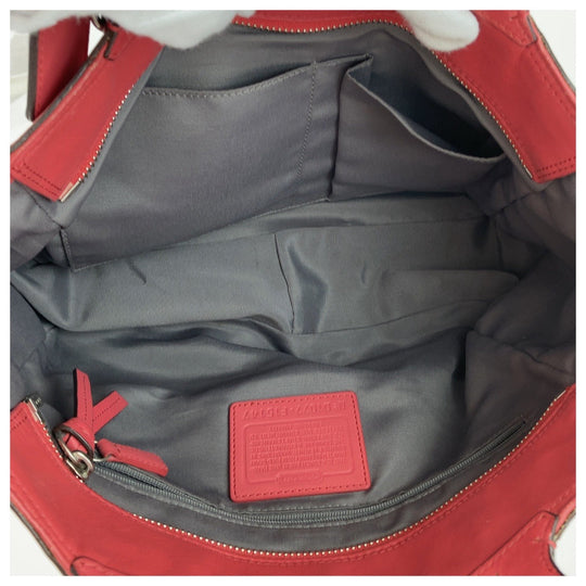 COACH Tote Bag leather pink