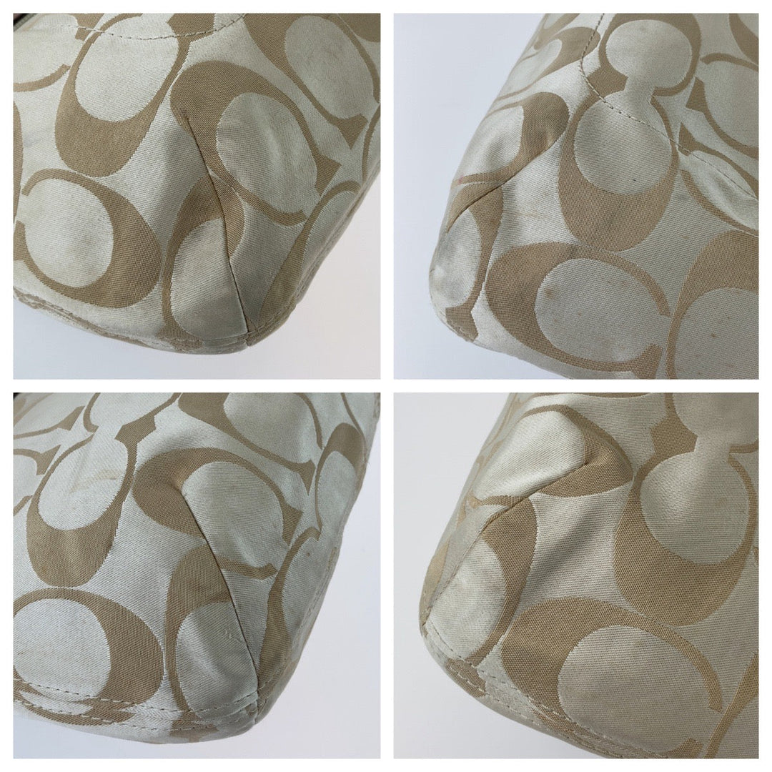 COACH Tote Bag canvas beige Signature