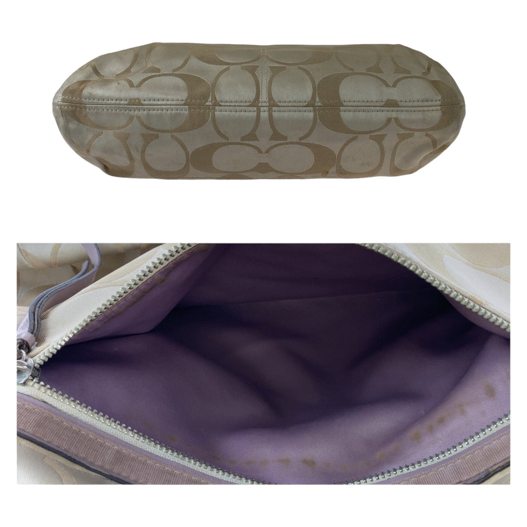 COACH Tote Bag canvas beige Signature