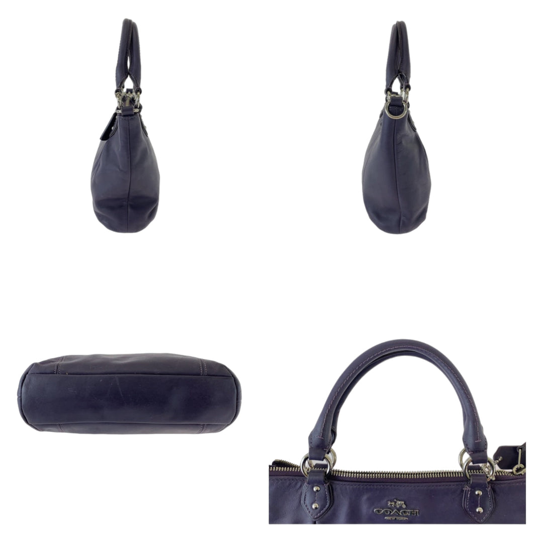 COACH Tote Bag leather purple Colette