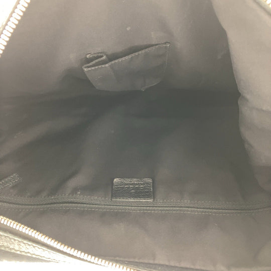 GUCCI Shoulder Bag 162882 GG canvas, leather Black Silver Metal Gold Metal Hobo Shoulder Bag Sherry Line Princess Women Used Authentic