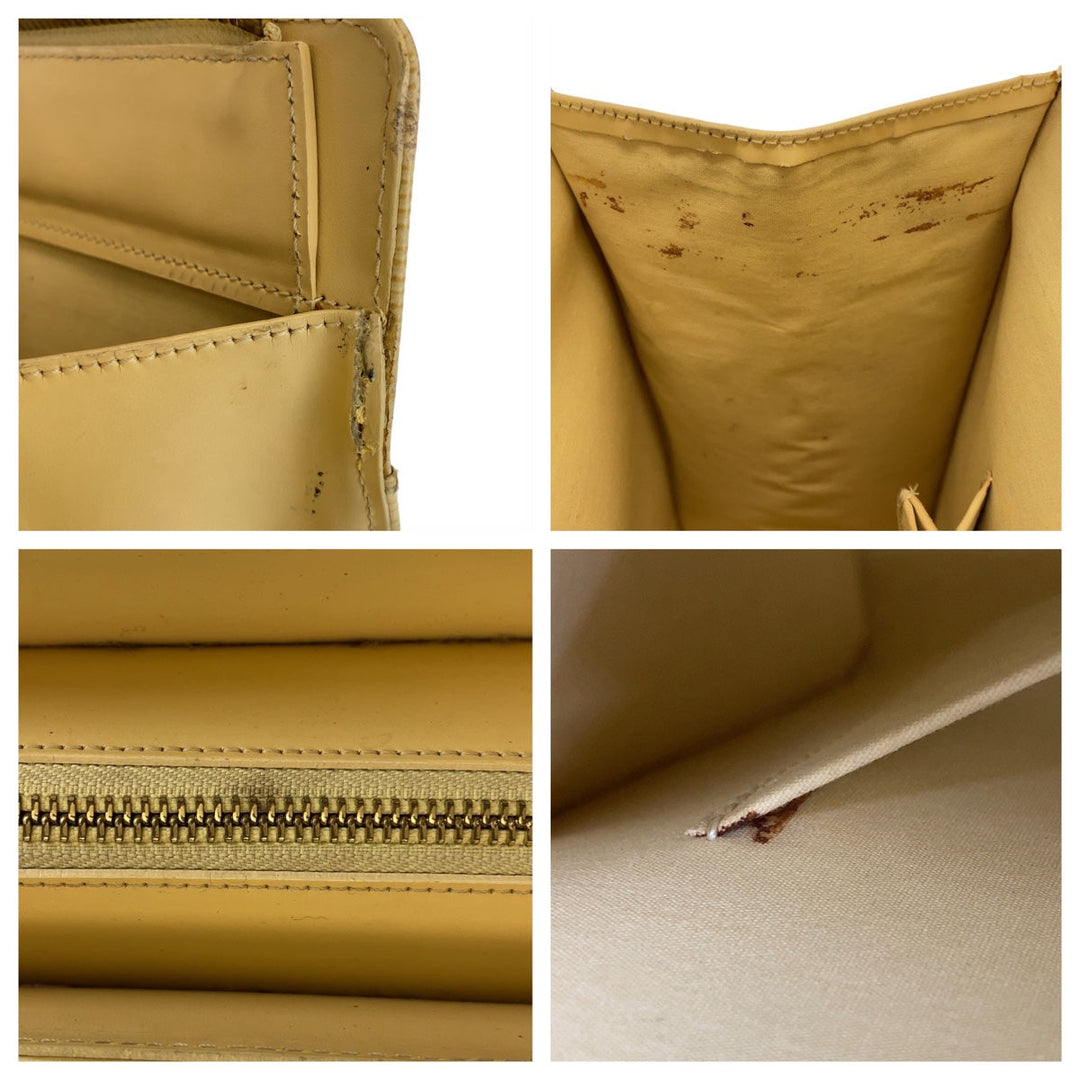 LOUIS VUITTON Tote Bag M5250A Epi Leather Vanilla Yellow Gold Metal Tote Bag Shoulder Bag Epi Croisette GM Women Used Authentic