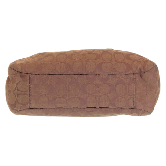 COACH Tote Bag canvas Brown Signature