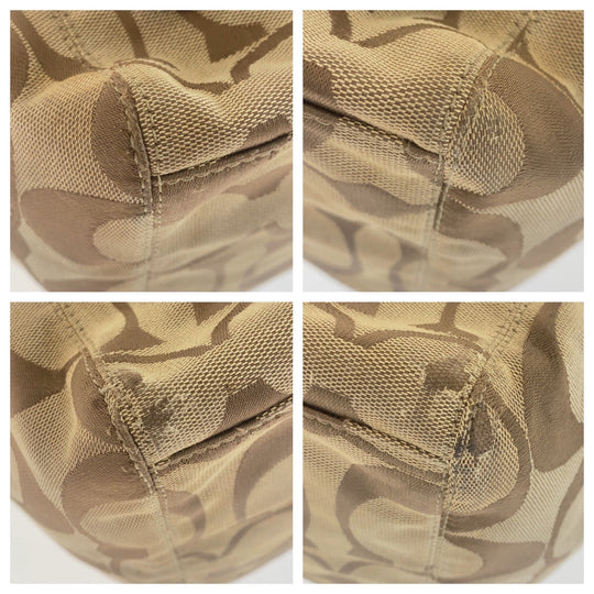 COACH Tote Bag canvas Brown Signature