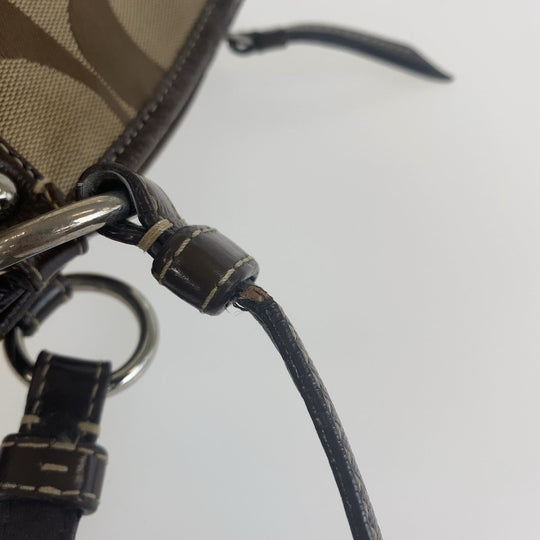 COACH Tote Bag canvas Brown Signature