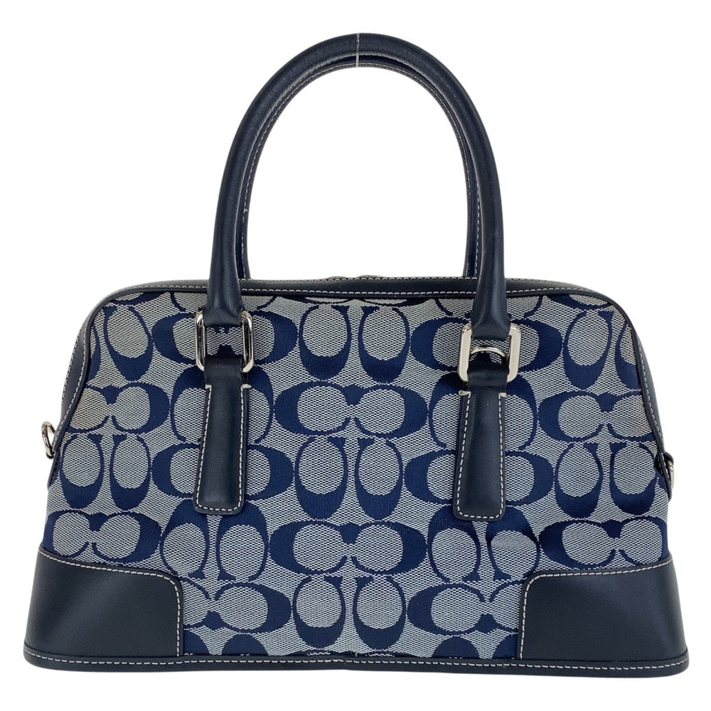 COACH Tote Bag canvas Navy Signature