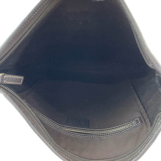GUCCI Shoulder Bag 268642 GG Supreme Canvas Beige Brown Gold Metal Shoulder Bag Crossbody Messenger Bag GG crystal Women Used Authentic