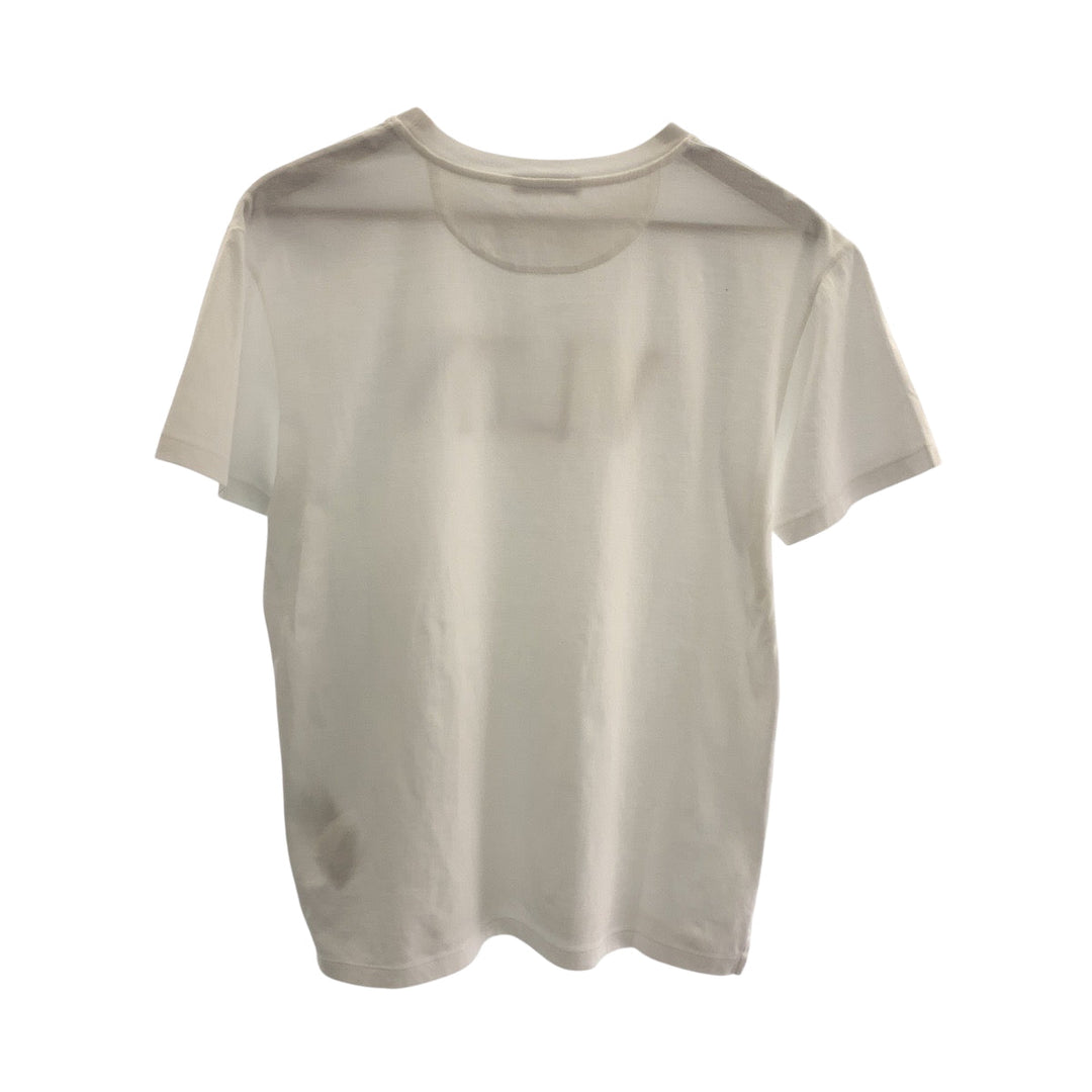 VALENTINO Short sleeve T-shirt VV3MG10V746 cotton white VLTN logo S