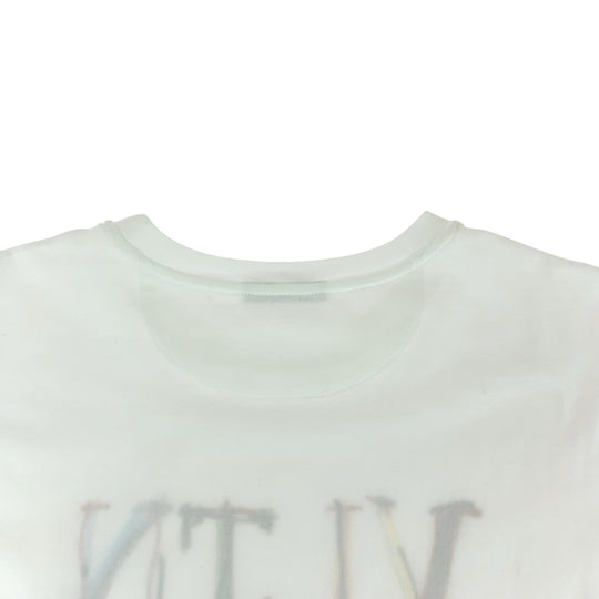 VALENTINO Short sleeve T-shirt VV3MG10V746 cotton white VLTN logo S