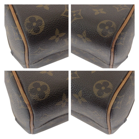 LOUIS VUITTON Tote Bag M50204 PVC, Leather Brown Gold Metal Tote Bag handbag Monogram Special Order SPO Nolita Women Used Authentic