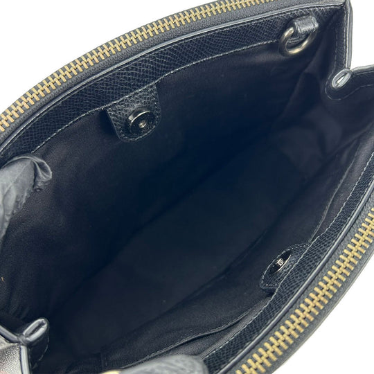 COACH Handbag F55538 PVC, Leather black Women Used Authentic