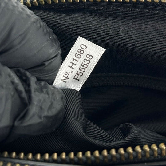 COACH Handbag F55538 PVC, Leather black Women Used Authentic