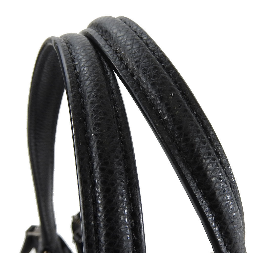 COACH Handbag F55538 PVC, Leather black Women Used Authentic