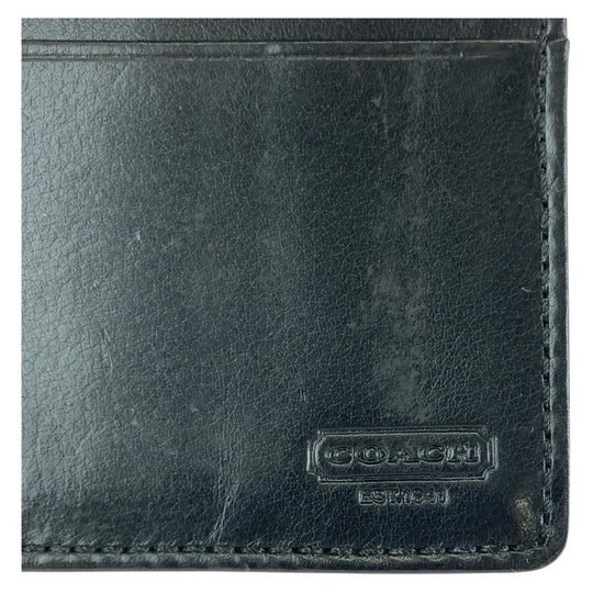 COACH Card Case canvas black Signature