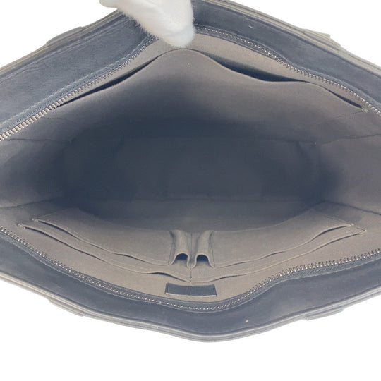 LOUIS VUITTON Tote Bag N41269 leather Black Gunmetal Tote Bag Unisex Damier Anfini Tadao PM Women Used Authentic