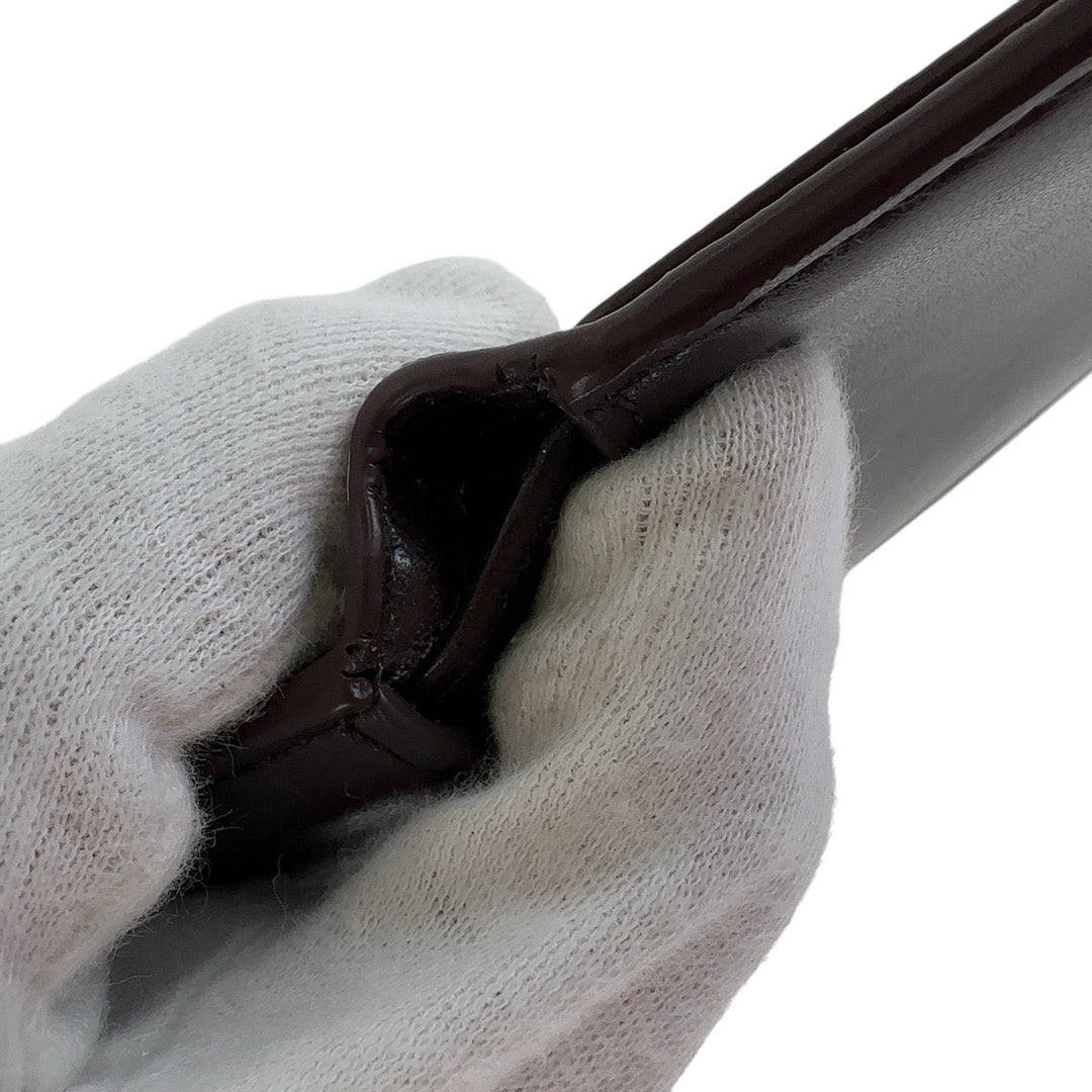 COACH Tri-fold wallet PVC Red Signature