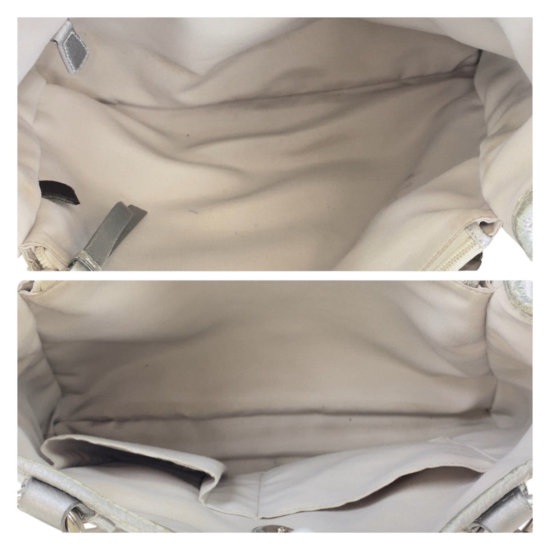 COACH Tote Bag PVC blue Signature