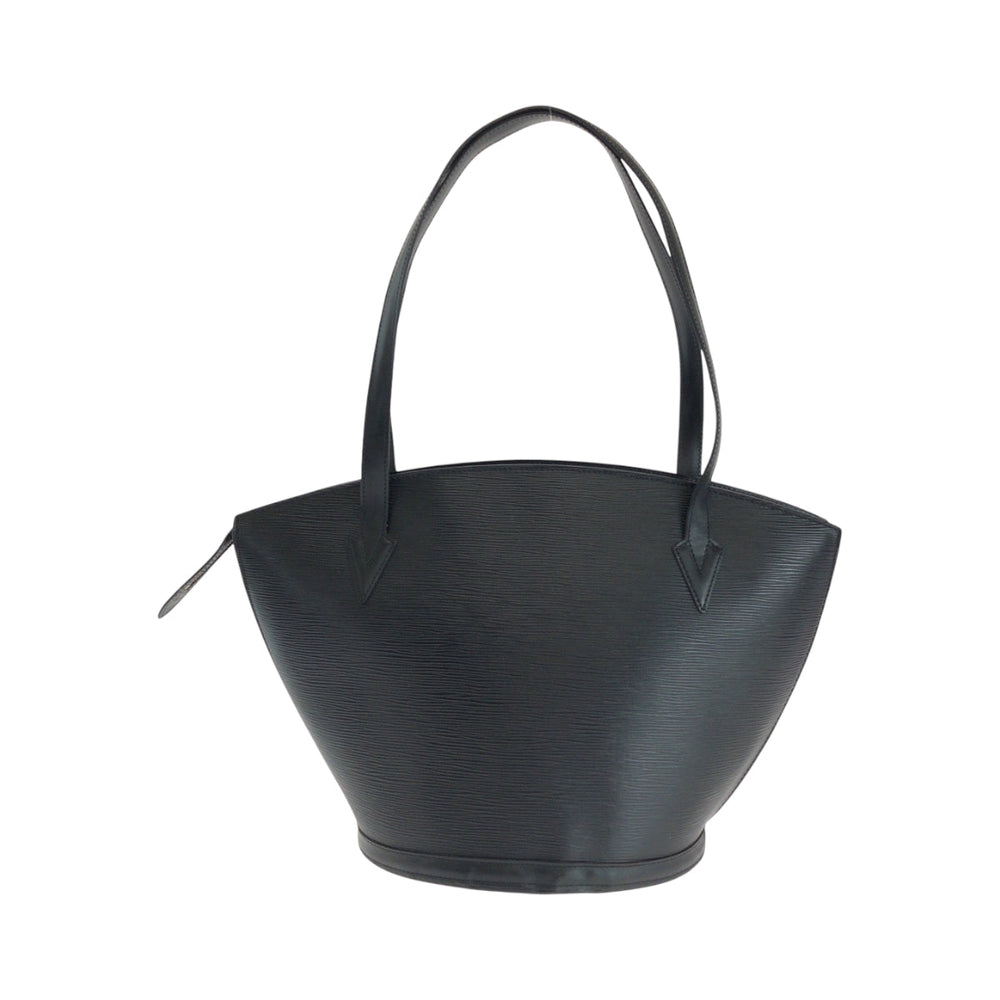 LOUIS VUITTON Tote Bag M52272 Epi Leather Black Gold Metal Tote Bag Shoulder Bag Handbag Epi Sun jack Women Used Authentic