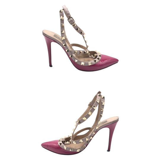 VALENTINO pumps enamel pink Studs 36