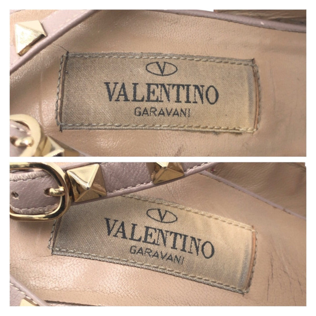 VALENTINO pumps enamel pink Studs 36