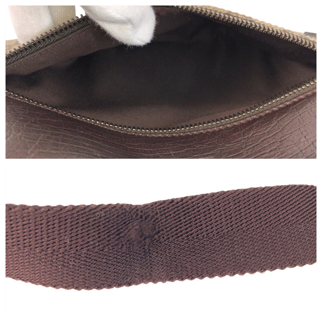 GUCCI Shoulder Bag 114291 GG Supreme canvas, leather Brown Crossbody Shoulder Bag Women Used Authentic