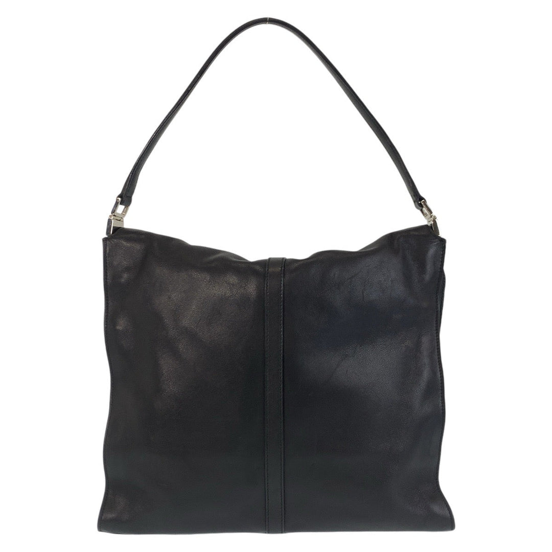 GUCCI Shoulder Bag 001 3355 leather black Shoulder Bag Jackie Women Used Authentic