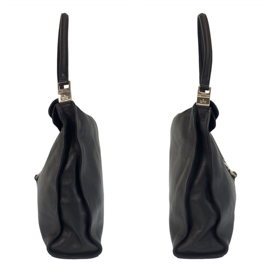 GUCCI Shoulder Bag 001 3355 leather black Shoulder Bag Jackie Women Used Authentic