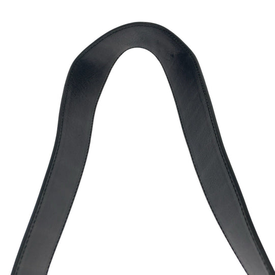 GUCCI Shoulder Bag 001 3315 Canvas, Leather BlackSilverMetal Shoulder Bag handbag Women Used Authentic