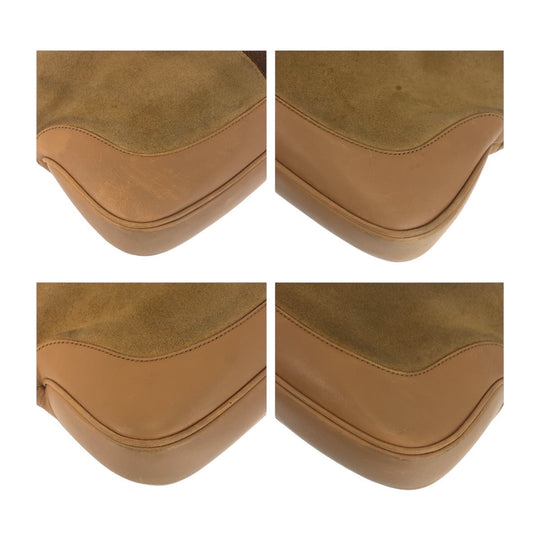 GUCCI Shoulder Bag 001.3306 2684 Suede Brown Multicolor SilverMetal Hobo Shoulder Bag Jackie Shelly Line Women Used Authentic