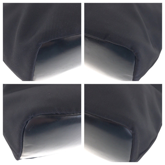 GUCCI Shoulder Bag 000 2855 0531 5 Canvas, Leather Black SilverMetal Shoulder Bag Hobo Bamboo Women Used Authentic