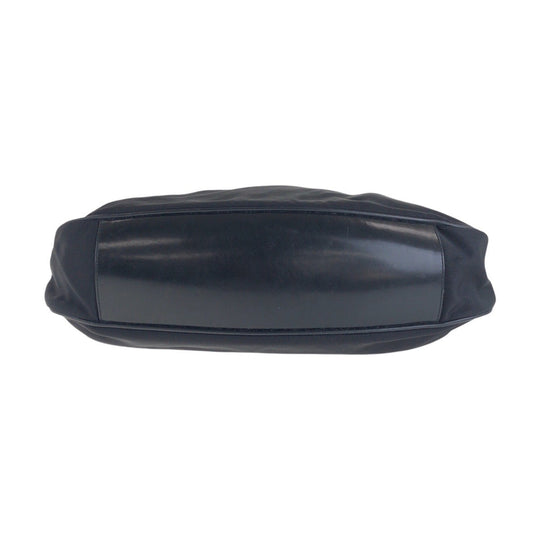 GUCCI Shoulder Bag 001 2058 1577 Nylon, Bamboo Black SilverMetal Shoulder Bag Bamboo Women Used Authentic