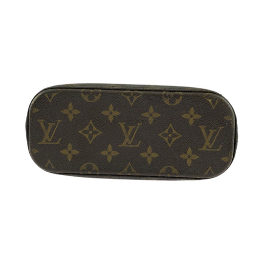 LOUIS VUITTON Tote Bag M51172 PVC Brown Gold Metal Tote Bag handbag Monogram Vavan PM Women Used Authentic