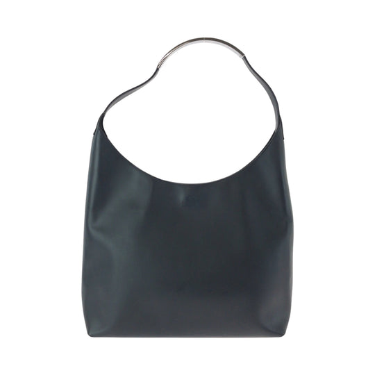 GUCCI Shoulder Bag 001 3297 leather Black Silver Metal One Shoulder Bag Hobo Women Used Authentic