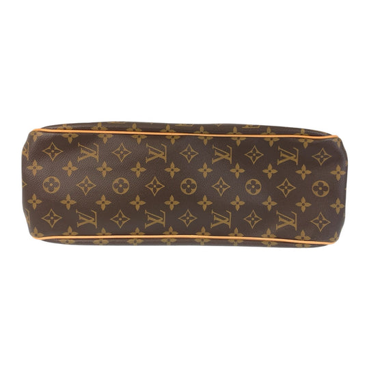 LOUIS VUITTON Tote Bag M51154 PVC Brown Gold Metal Tote Bag Shoulder Bag Monogram Batignolles Horizontal Women Used Authentic