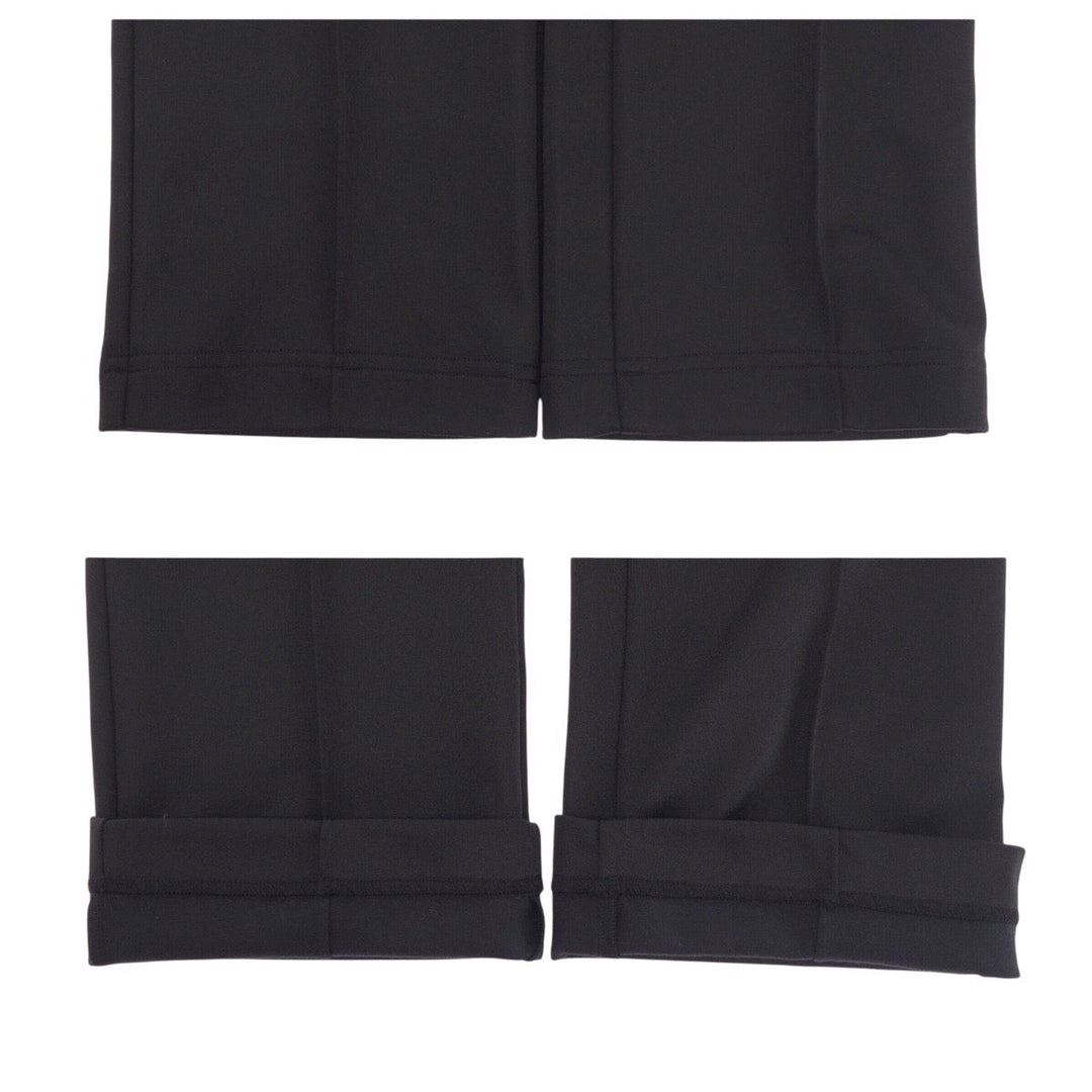 BURBERRY Pants Polyester, Cotton, Rhinestone Black Silver Pants Trousers Bijoux mens 36 Used Authentic