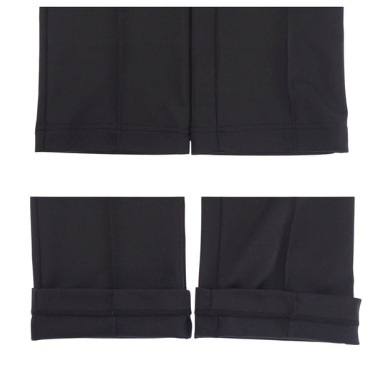 BURBERRY Pants Polyester, Cotton, Rhinestone Black Silver Pants Trousers Bijoux mens 36 Used Authentic