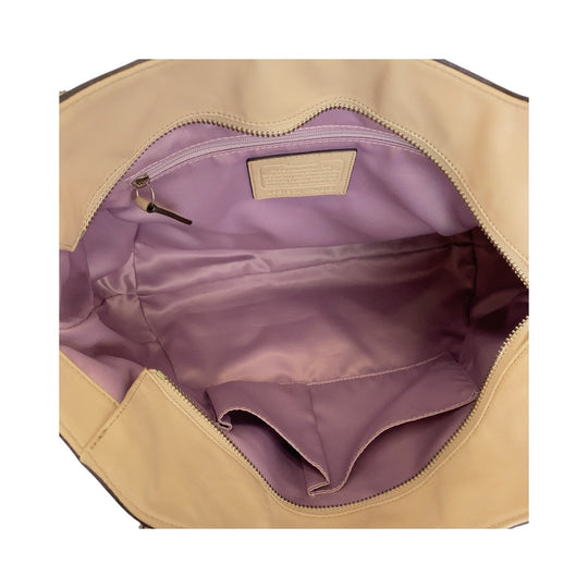 COACH Tote Bag leather beige