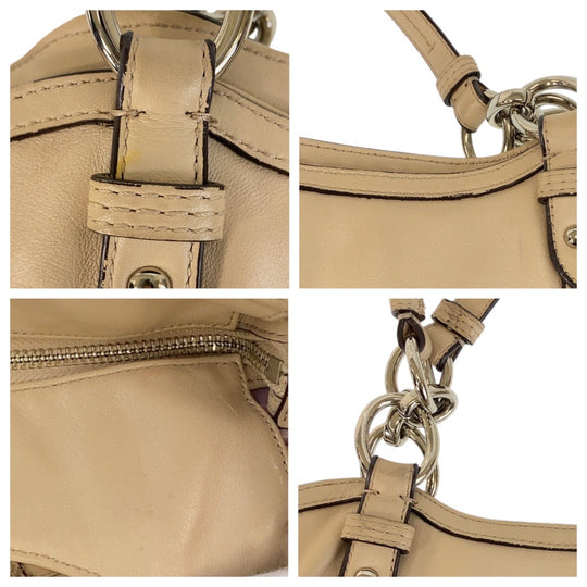 COACH Tote Bag leather beige