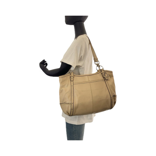 COACH Tote Bag leather beige