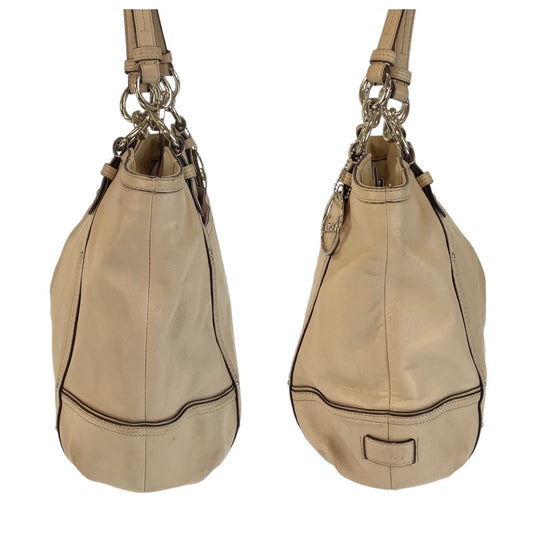 COACH Tote Bag leather beige