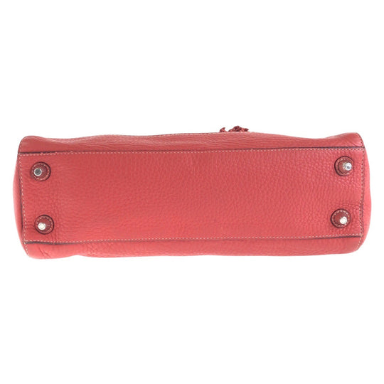 COACH Tote Bag leather pink