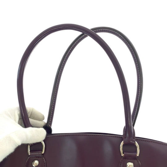 LOUIS VUITTON Tote Bag M5926K leather Purple SilverMetal Tote Bag Shoulder Bag Epi Passy PM Women Used Authentic