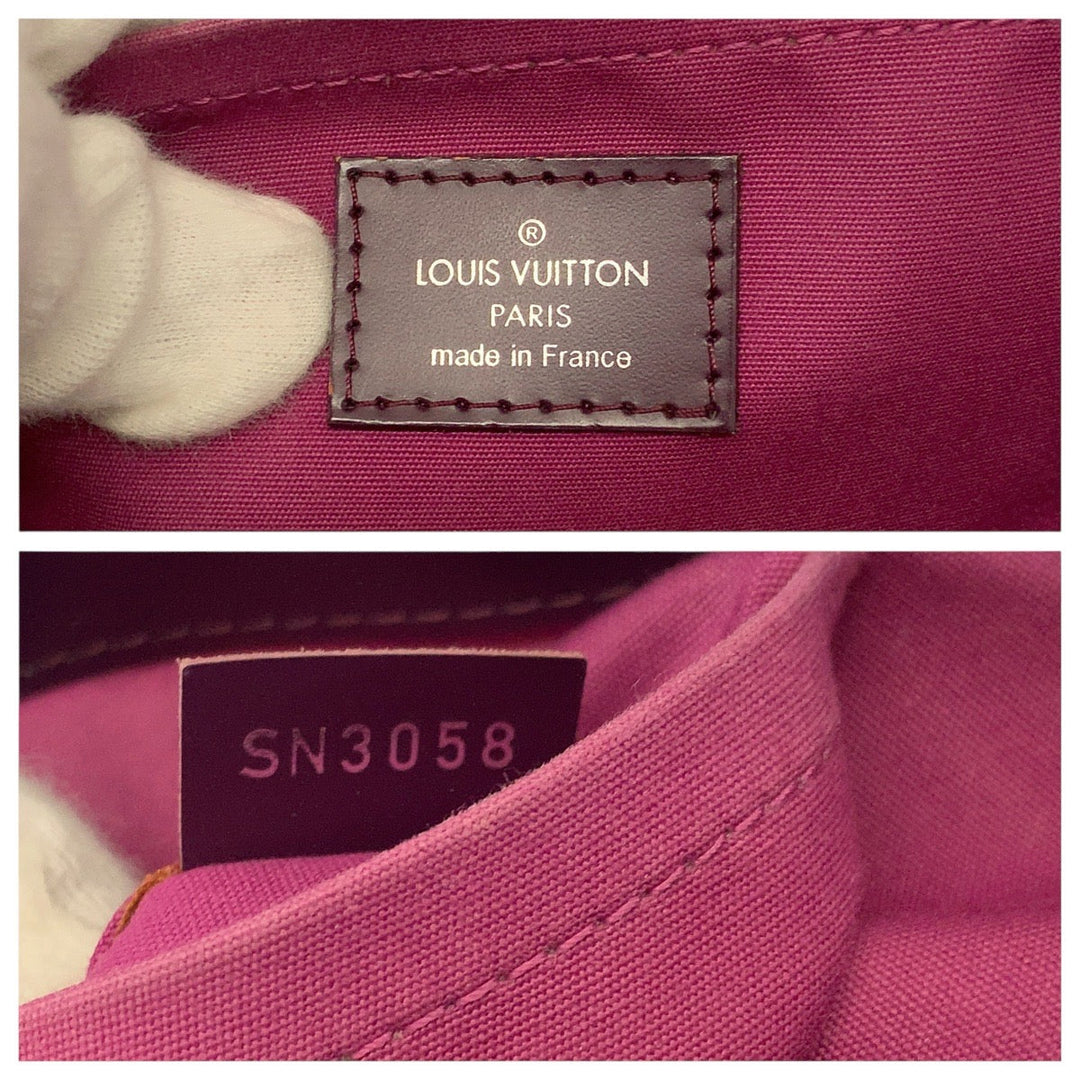 LOUIS VUITTON Tote Bag M5926K leather Purple SilverMetal Tote Bag Shoulder Bag Epi Passy PM Women Used Authentic