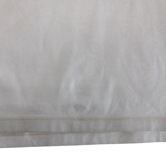 CELINE Short sleeve T-shirt 2X47F671Q cotton White black Short-sleeved T-shirt cut-and-sew logo rhinestone mens L Used Authentic